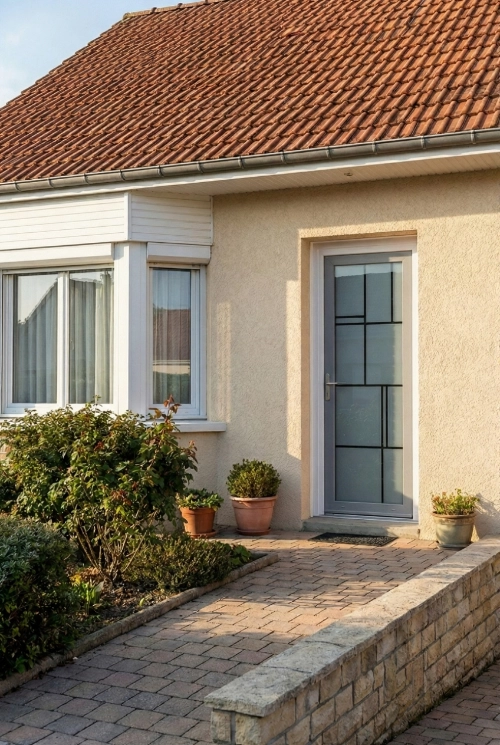 Détail porte Bois