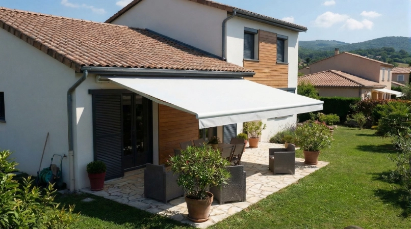 Store banne blanc